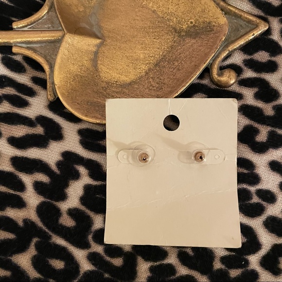 NEW JCREW Clear Rhinestone Cluster Stud Earrings - Picture 3 of 5